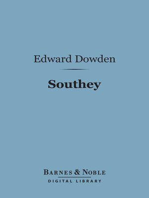 cover image of Southey (Barnes & Noble Digital Library)